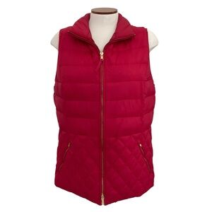 TALBOTS Women’s Puffer Vest Down Nylon Excellent Condition Like New Size L